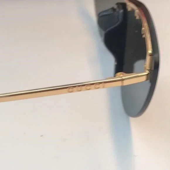 New Authentic Gucci Black and Gold Star-Studded Sunglasses GG0666s 001 New Authentic Gucci Black and Gold Star-Studded Sunglasses  main image 3